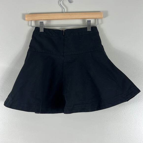 Kate Spade Black Cotton Blend A-Line Skirt - Picture 3 of 5